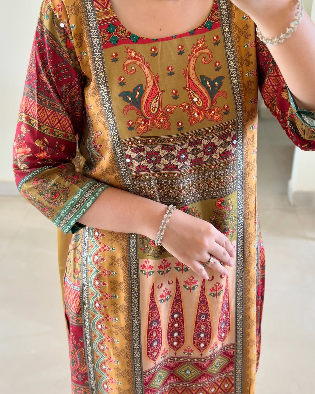 Jaipur Kurta Pure Muslin Digital Print kurta Set with Dupatta