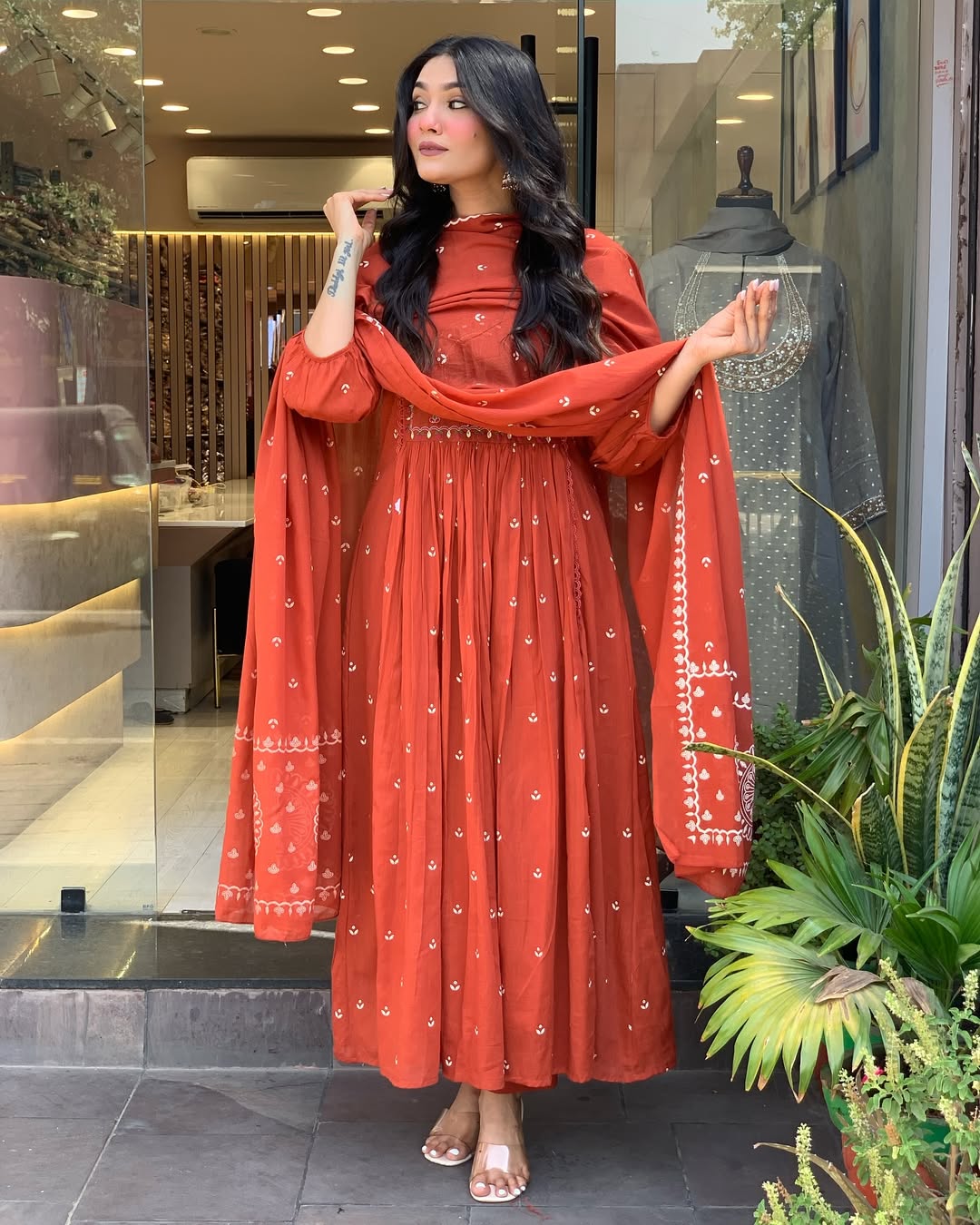 Jaipur Kurta Beautiful Pure Cotton Kurta And Pant With Dupatta