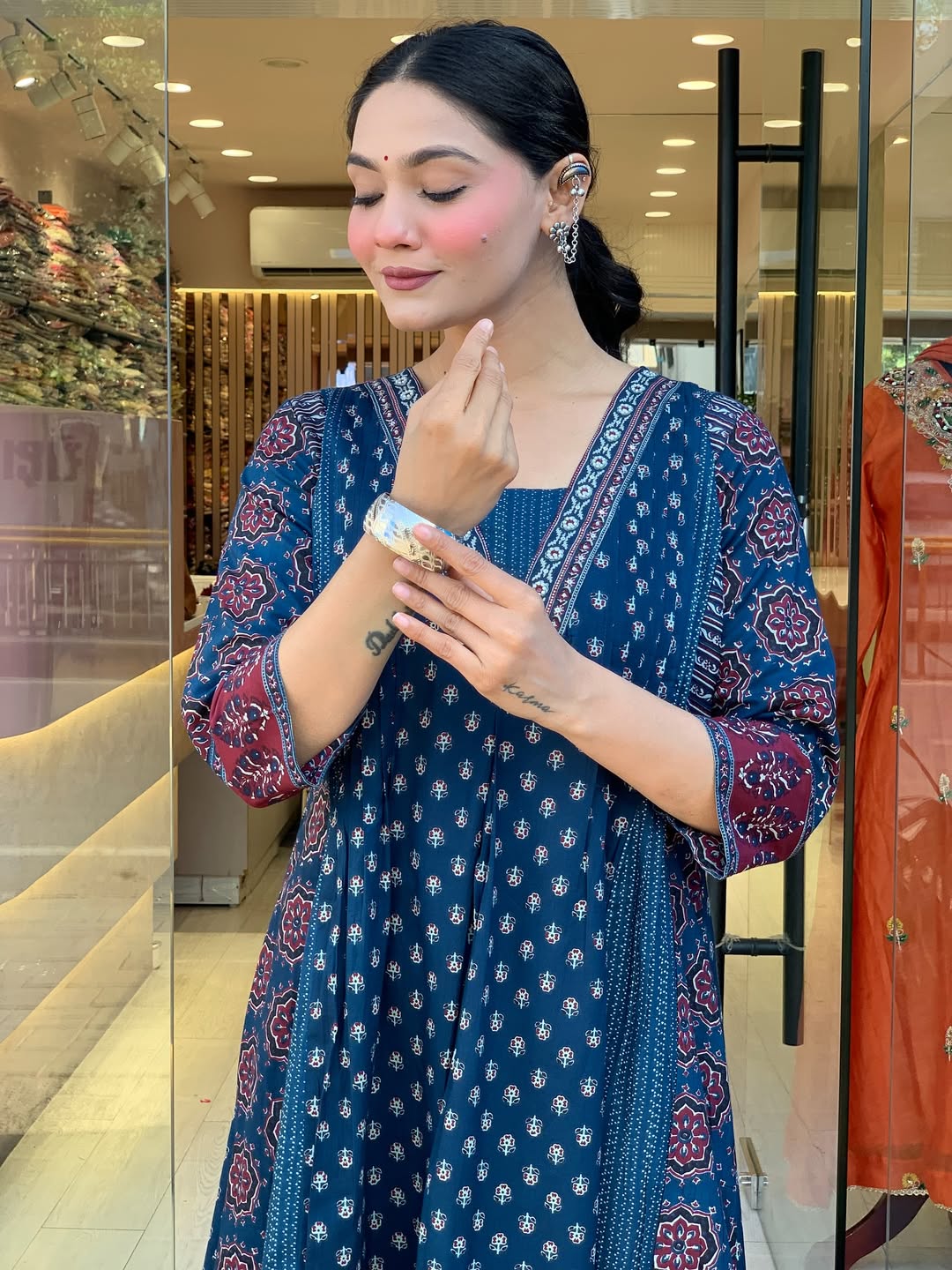Jaipur Kurta Premium Mul Cotton Kurta And Palazoo With Dupatta