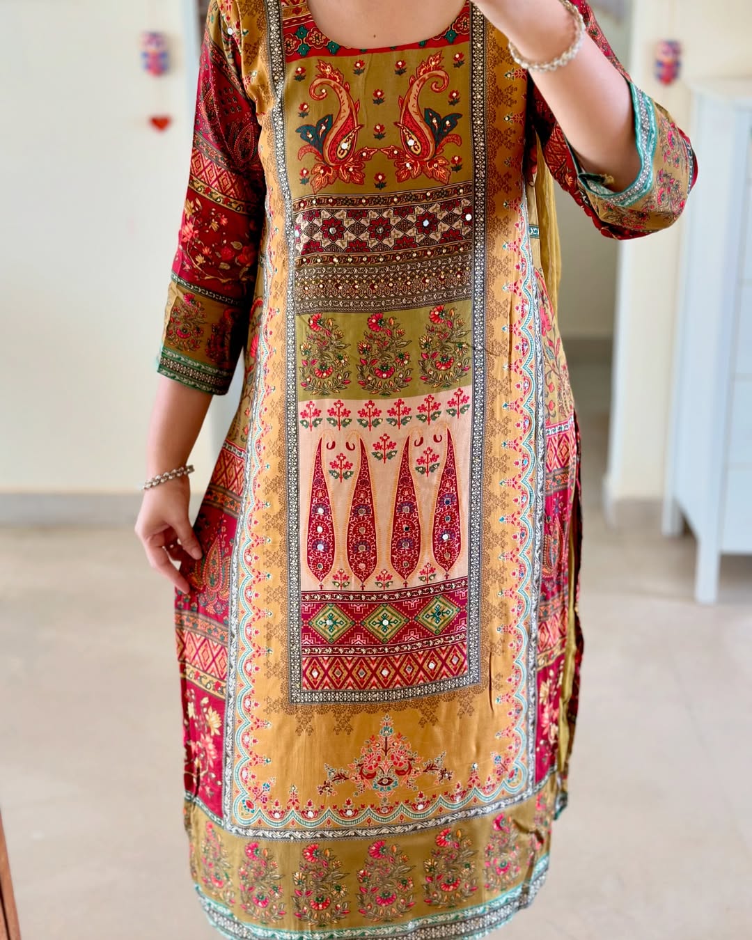 Jaipur Kurta Pure Muslin Digital Print kurta Set with Dupatta