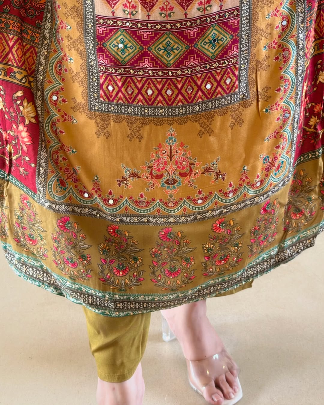 Jaipur Kurta Pure Muslin Digital Print kurta Set with Dupatta