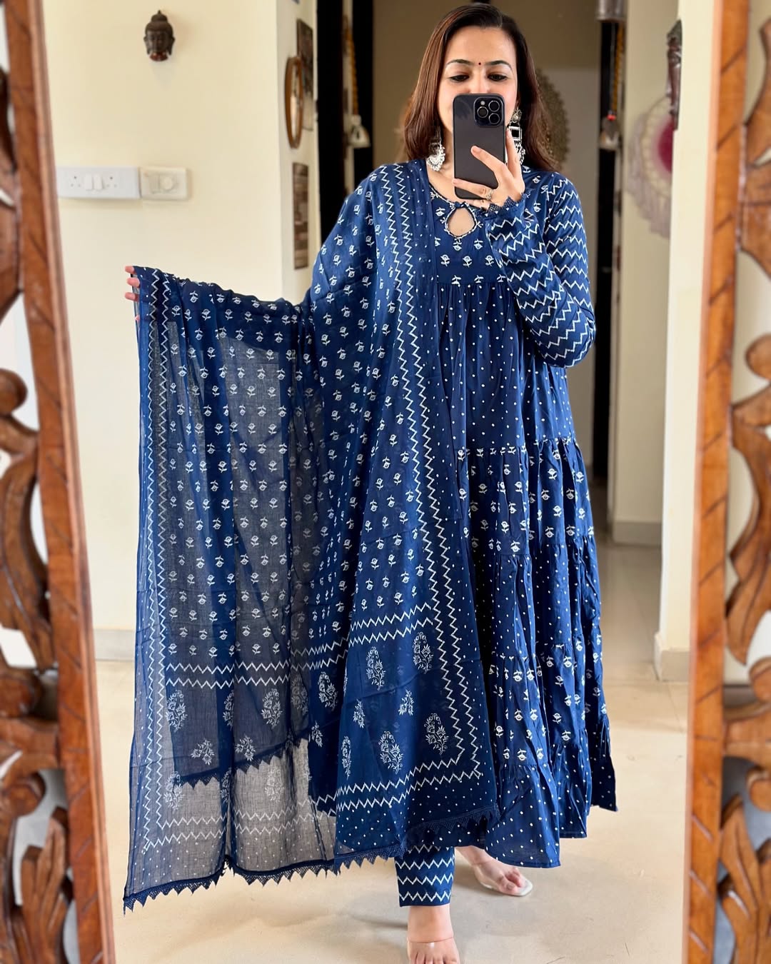 Jaipur Kurta Pure Cotton Kurta and Pants with Dupatta