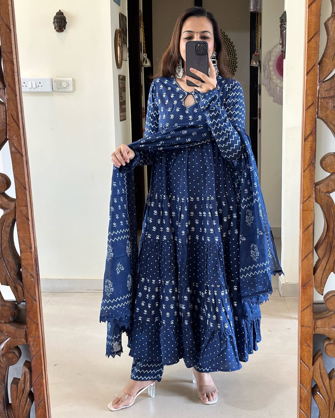 Jaipur Kurta Pure Cotton Kurta and Pants with Dupatta