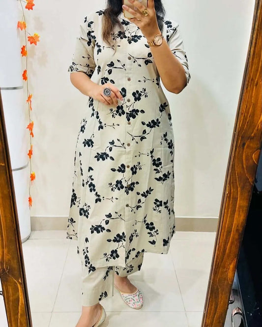 Jaipur Kurta Pure Cotton Kurta and Pants
