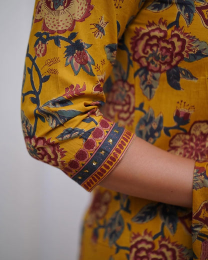 Jaipur Kurta Beautiful new cotton v neck kurta duppata and pant sets