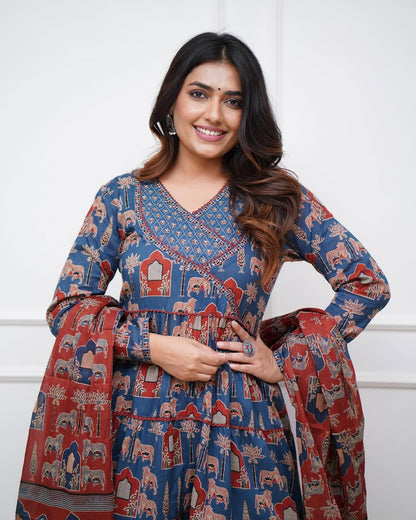 Jaipur Kurta new cotton Anarkali duppata set