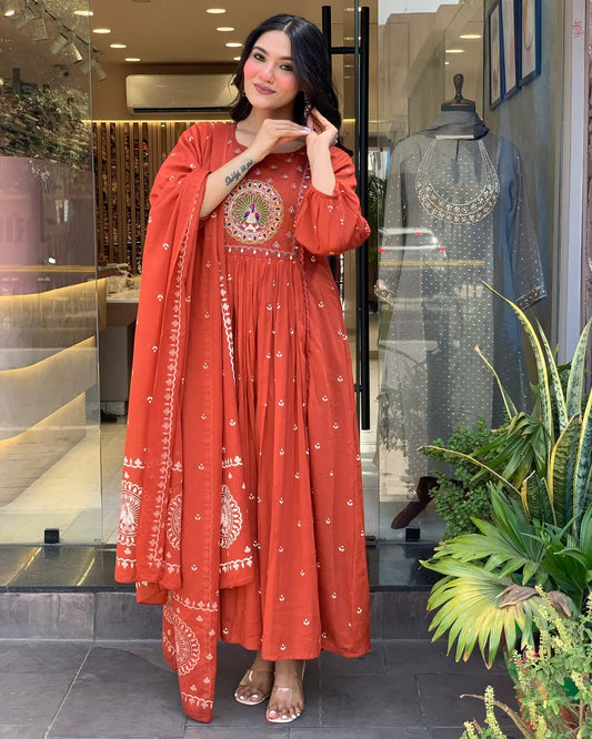 Jaipur Kurta Beautiful Pure Cotton Kurta And Pant With Dupatta