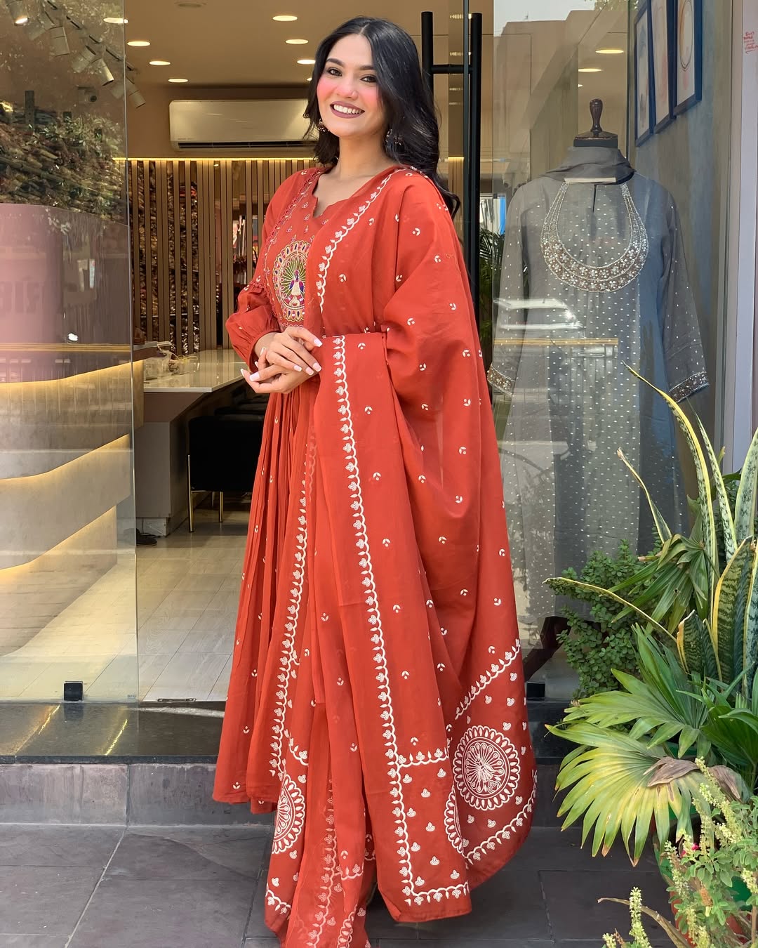 Jaipur Kurta Beautiful Pure Cotton Kurta And Pant With Dupatta