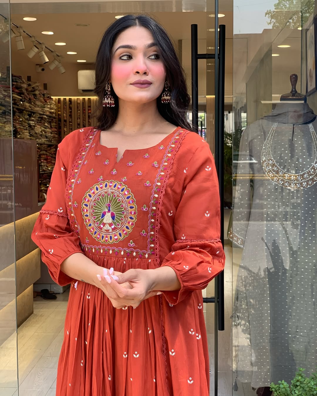 Jaipur Kurta Beautiful Pure Cotton Kurta And Pant With Dupatta
