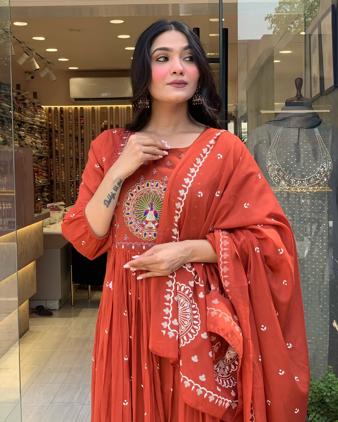 Jaipur Kurta Beautiful Pure Cotton Kurta And Pant With Dupatta