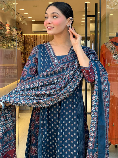 Jaipur Kurta Premium Mul Cotton Kurta And Palazoo With Dupatta